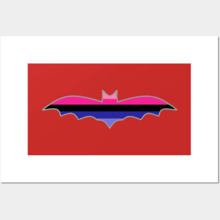 Omnisexual/Omniromantic Pride Flag: Halloween Bat Posters and Art